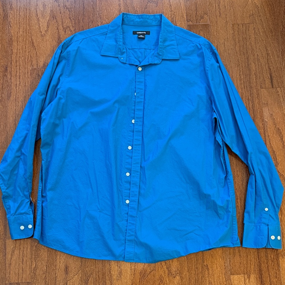 Claiborne Royal Blue Men's Button-Down Shirt